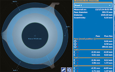 用于钢管轧机和管材轧机的 CaliView® 移动测量系统